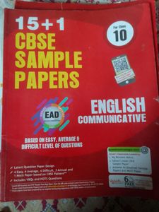 Sample Paper Books Class 10th