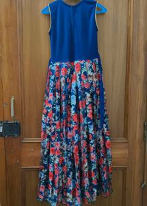 Multicolour party gown
