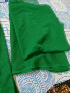 Embroidered Green Kurta Fabric