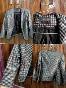 Houndstooth Blazer
