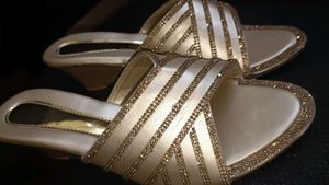 Ethnic Glitery Heels