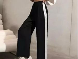 Stylish Black &amp; White Track Pants