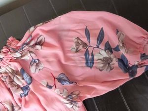 Floral Print Off-Shoulder Top