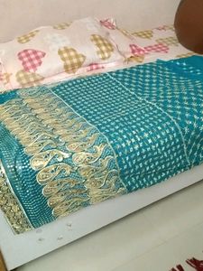 New Saree Without Fall Picho