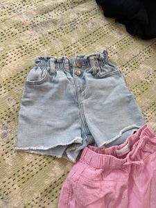 Zara Kids Pink Shorts
