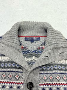Tommy Hilfiger Shawl Collar Fair Isle Cardigan