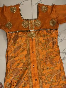 Elegant Orange Kurta