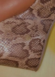 Tan Heeled Mules