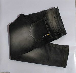 Distressed Gray Jeans