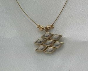 Vintage Diamond Pendant Necklace
