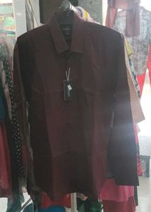 Burgundy Long Sleeve Shirt
