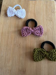 Crochet Hair Tie Pack Of 3