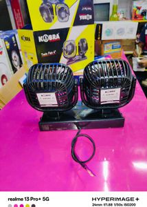 12dc Car Dashboard Fan Dual All Types Vehicles Sui