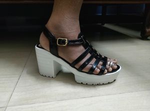 Black Block Heels