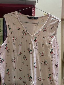 Floral Print Sleeveless Dress