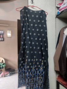 Elegant Black Printed Dress