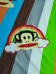 Monkey Printed Double Bedsheet For Kids Room