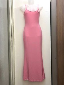 Pink Slip Dress