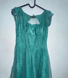 Green Maxi Party Dress