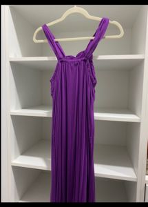 Chemistry Purple Maxi Gown