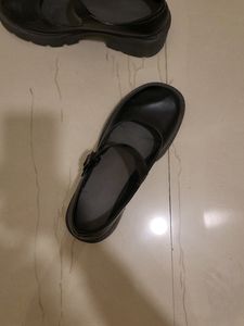 Wedged Loafers Black