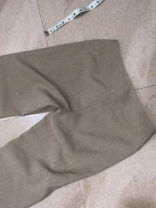 Beige Flare Leg Pants