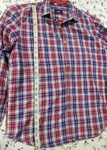 Boyfriend Shirt In Classic Red And Blue Checks