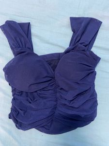 Chic Ruched Crop Top