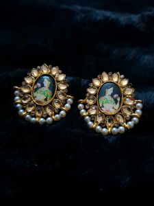 Elegant Indian Art Earrings