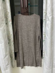 Women Knit Longline Shrug