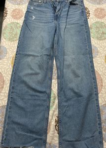 H&M Ultra High Waist Wide Leg Jeans