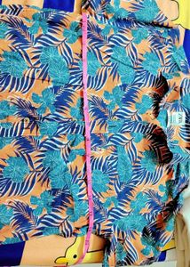 Zara Tropical Print Shirt
