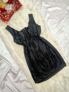 🖤Chic Black Faux Leather Bodycon Dress🖤