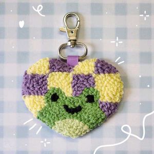 Punch Needled Key Chains
