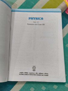 Physics Textbook Class XII