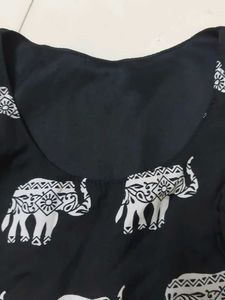 Elephant Print Dress