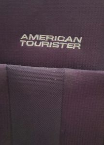 American Tourister Purple Medium Trolley Suitcase