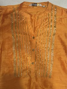 Elegant Orange Kurta