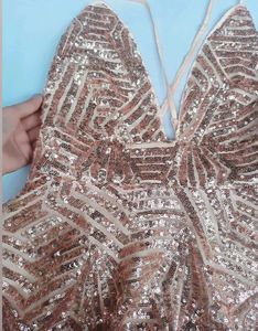 Sequin Peplum Top