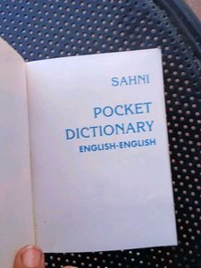Sahni Pocket Dictionary