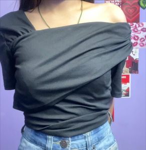 Off-Shoulder Ruched Top