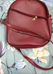 Maroon Backpack