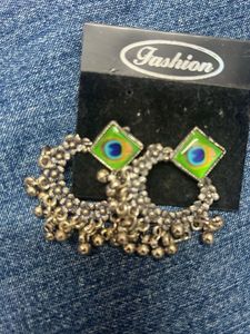 Fashion Peacock Jhumka Earrings