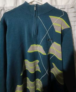 Stylish Quarter-Zip Pullover Sweater