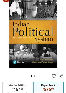 Indian Political System Book 4th Ed