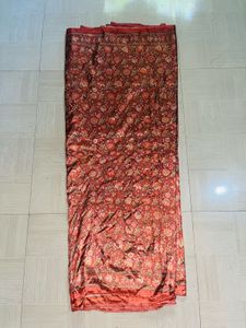 Elegant Red Silk Saree🏷️