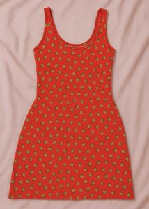 Red Floral Bodycon Dress