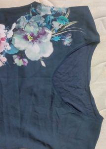 Blue Kurti Style Top 💙