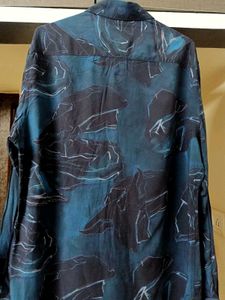 NEW RARE RABBIT Abstract Printed Casual ShirT