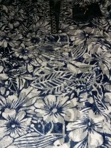 Navy Blue V-neck Casual,Classis Styled Top